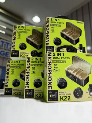 Remax () 2 in 1 Dual Ports Magnetic Wireless Microphone