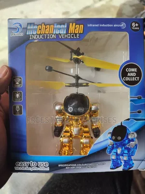 Mechanical Man Induction Vehicle. Flying Man Toy.