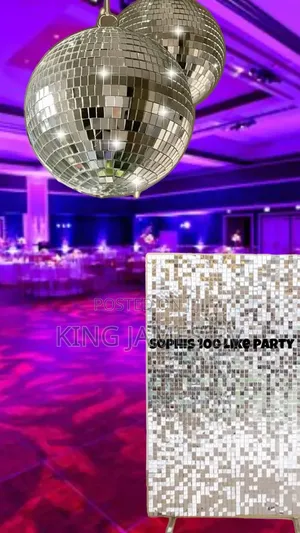 Glass Mirror Rotating Disco Pendant Light – Ultimate Party Upgrade