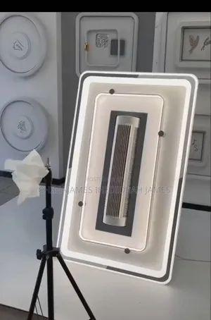 Bladeless Ceiling Fan With Lights Led Remote Control Fan Lighting