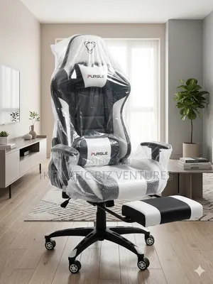 Black and White Gaming Chair