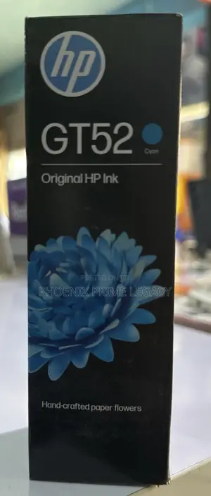 Hp Original Smart Tank Ink Gt52 Cyan