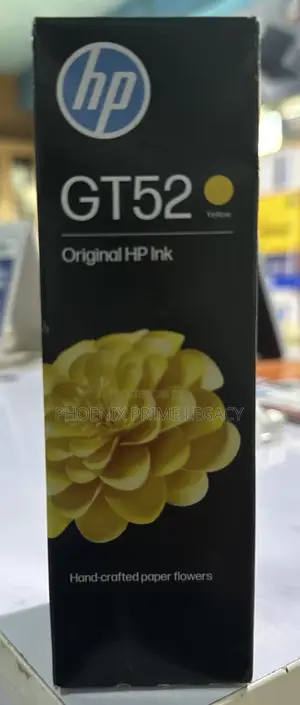 Hp Original Smart Tank Ink Gt52 Yellow