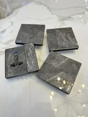 Bristol Uk Button Marble Design Switches and Sockets (13amps Socket)
