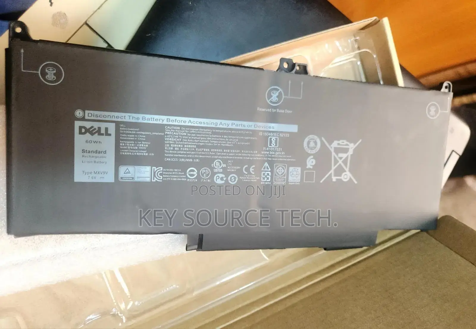 Battery for Dell Latitude 5300 5310 7300 7400 E5300 E5310 E7300 E7400