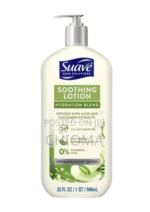 Suave Soothing Hydration Lotion Aloe Vera and Cucumber Extracts 946 Ml