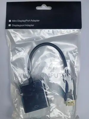 Display Port Display Dp to Vga Adapter Cable Male to Female Converter