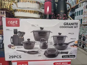 29-Piece Granite Non-Stick Cookware Set