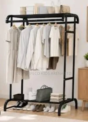Heavy Duty Double Pole Clothes Drying Rack 70kg Stand