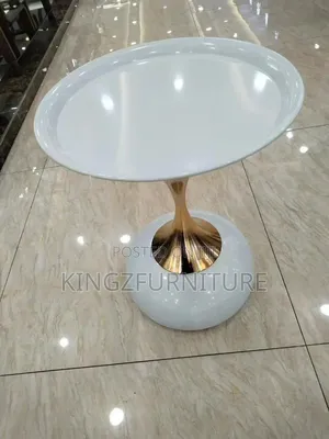Metal Round End Table,
