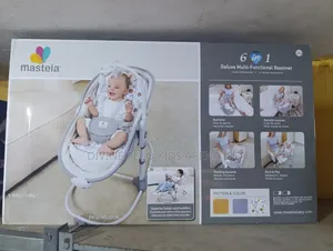 Mastela 6-in-1 Deluxe Baby Bassinet Rocker With Music Vibrate