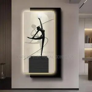 Modern Led Wall Lamps Minimalism Crystal Porcelain for Living Room