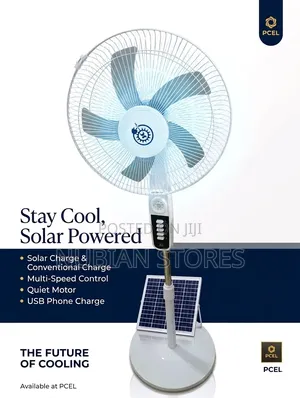 Jc Solar Fan – 100% Solar Powered Cooling (No Nepa Required!)