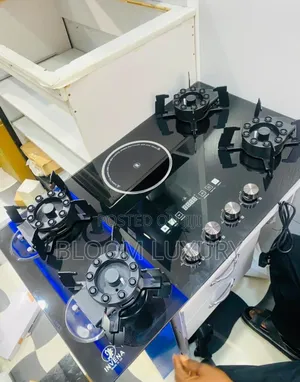 Flip-Up Inbuilt 4+1gasand Electric Burner