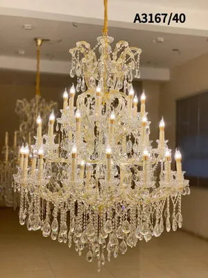 Ngn1,123,536.57 | Modern Crystal Chandelier Hanging Light Candle Style