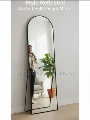 Standing Mirror - Black Frame
