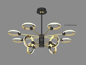 Nordic Home Decoration, Stair Chandelier, Living Room and Dining Room