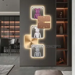 Creative Fashion Bear Mural Led Wall Lamp Living Room Corridor Kids