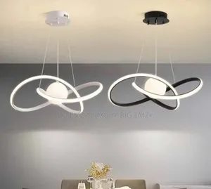 Single Drop Ring Pendant Lights or Chandelier Lights.