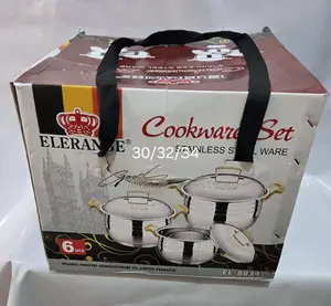 6pc Stainless Steel Cookware Set