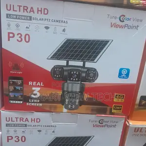 3 Lens 4g Solar CCTV Camera – Wireless Outdoor PTZ Security Camera