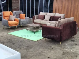 Mixed Colored 7 Sitter Couch