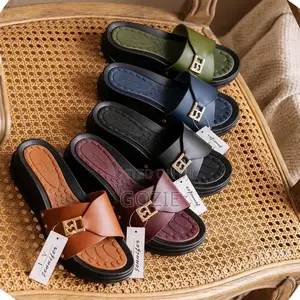 Low Wedge Slippers