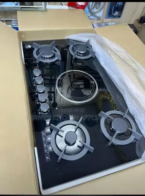 Gs Gas and Electric Five Burners Cooker
