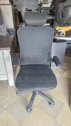 Executive Ergonomic Mesh Office Chair With Adjustable Headrest