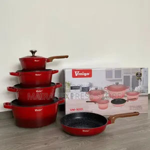 Vmigo 9pcs Heavy Non-Stick Cookware Set