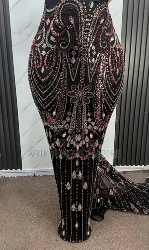 Embroidered Beaded Lace