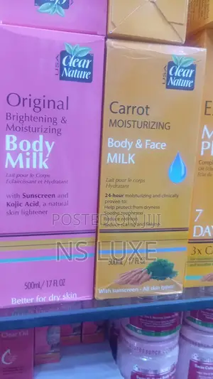 Clear Nature 3x Body Milk 500ml