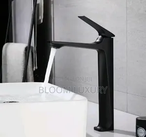 Quality Matte Black Countertop Basin Faucet (With Warranty)