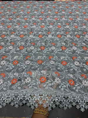 Applique Mesh Guipure Cord Lace
