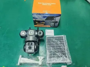 V380 Pro 4g Lte Intelligent Solar 3-Lens PTZ Security Camera4k Ultrahd