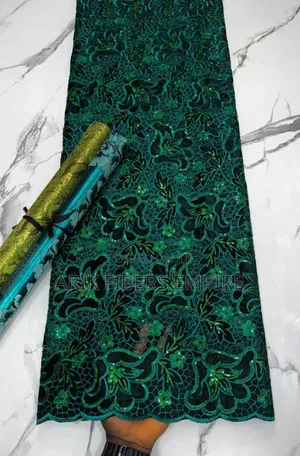 Aso Ebi Velvet Lace Design
