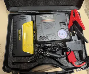 Multi-Functional Emergency Jump Starter and Tyre Inflator Combo.