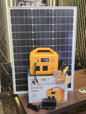 Solar Power Station With High Capacity Battery Storage