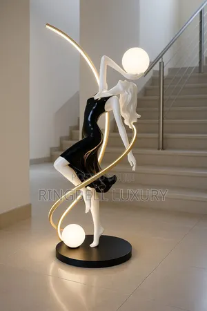 Humanoid Sculpture Floor Lamp
