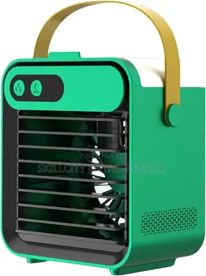 Cool and Refreshing Water Fan With Mirror Phone Holder