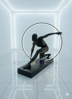 Humanoid Sculpture Floor Lamp