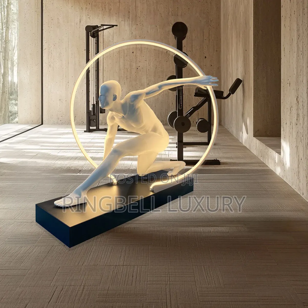 Humanoid Sculpture Floor Lamp