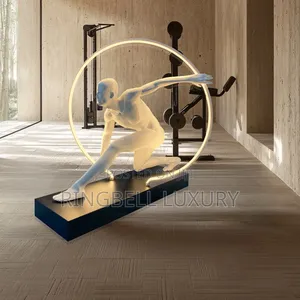 Humanoid Sculpture Floor Lamp