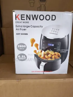Original Kenwood 6.5l Air Fryer | Digital Touch Screen Oil-Free Cooker