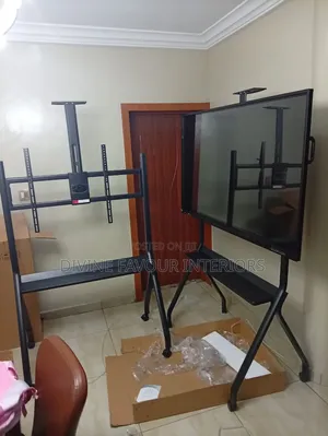 Heavy Duty Trolley Mobile Tv Stand 55" - 100
