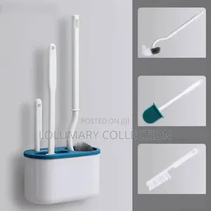 3 in 1 Bathroom Cleaning Brush Set | Toilet Brush With Drain Holder