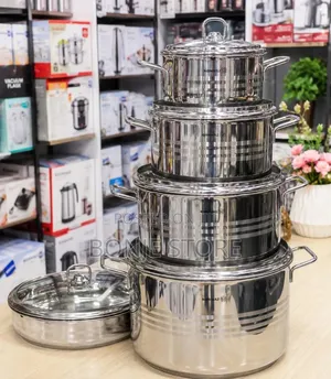 10pcs Korkmaz High Quality Astra Cookware Stainless Steel Pot Set