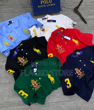 High Quality Polo Ralph Lauren Big Crest Collar T-Shirts
