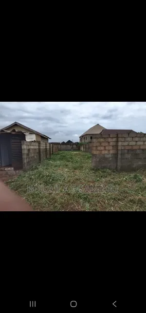 60 by 40 Empty Plot but Fenced All Round