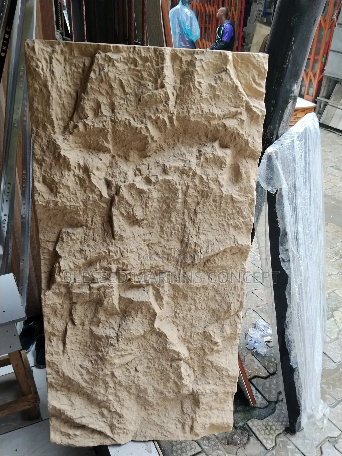 60 by 120cm Pu Stone Panel